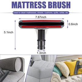 V6 Brush Attachments Kit Compatible with Dyson DC34 DC44 DC59 Accessories DC16 DC24 DC35 DC56 Animal Cord Free Handheld Motorhead Vacuum 5 Pcs Set