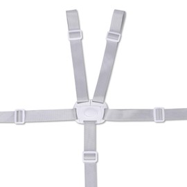 Replacement High Chair Harness for Stokke, 5-Point Harness Safety Belt Compatible with Tripp Trapp, Adjustable Length,High Chair Accessories,Gray