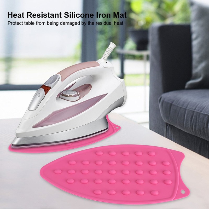 Alfombrilla de silicona para planchar, superficie segura, para planchar, 27