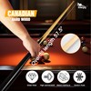 HNQQ 58 One Piece Pool Cue Stick with 13MM Leather
