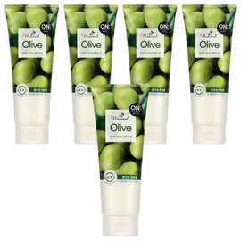 On the Body The Natural Olive Moisturizing Cleansing Foam, 200g, 5 packs / 온더바디 더 내추럴 올리브 촉촉한 클렌징 폼, 200g, 5개