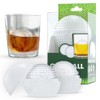 2 Pcs Silicone Golf Ball Ice Mold - 2.5” Ice