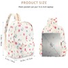 BBIQI Coquette Strawberry Backpack Cute Aesthetic Fruit Preppy Backpack Nylon