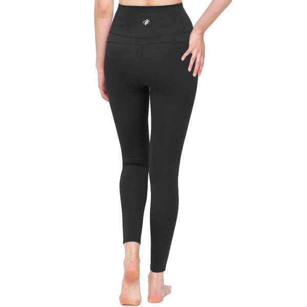 Laviwell ZE-10 Women's Yoga Wear, Sports, Leggings, 3/4 Length, Beautiful Legs, Body Cover, Yoga Pants, Gym Wear, Popular, Black