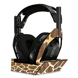 MightySkins Glossy Glitter Skin Compatible with Astro A50 Wireless Headphones + Base Station (Gen 4) - Giraffe | Protective, Durable High-Gloss Glitter Finish | Easy to Apply | Made in The USA
