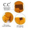 CC Exclusives Women Ribbed Knit Warm Winter Gloves Mittens(MT-25) (Mustard)