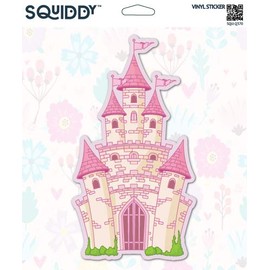 Squiddy Princess Castle - Vinyl Sticker - Large Size (12" Tall)