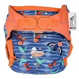 Close - AIO washable Luier - Close Pop-In SIO bamboo slittenband luier - Twilight Garden