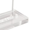 Acrylic Fishing Pole Wall Mount Bracket Stable Support Adjustable Acrylic