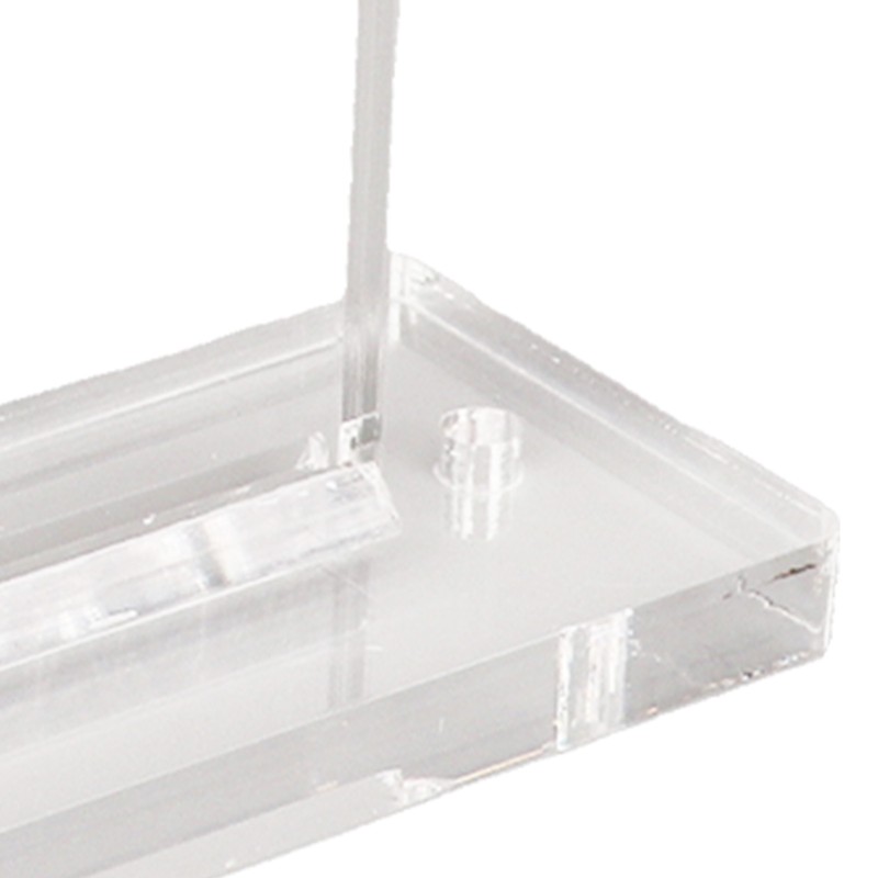 Acrylic Fishing Pole Wall Mount Bracket Stable Support Adjustable Acrylic