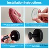 BIRDDIE 5 Pack Suction Cup Towel Hooks, Wall Mount Robe