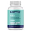 BESTVITE Riboflavin 5'-Phosphate (120 Vegetarian Capsules) - No Stearates -