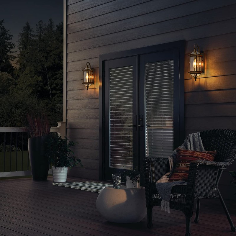 Milaii 18.5" H Copper Outdoor Wall Lights Exterior Waterproof Wall