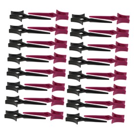 Mikinona Unique Design Hair Clips 1 Set Texture Hair Styling Tool Heat-resistant Plastic Clips