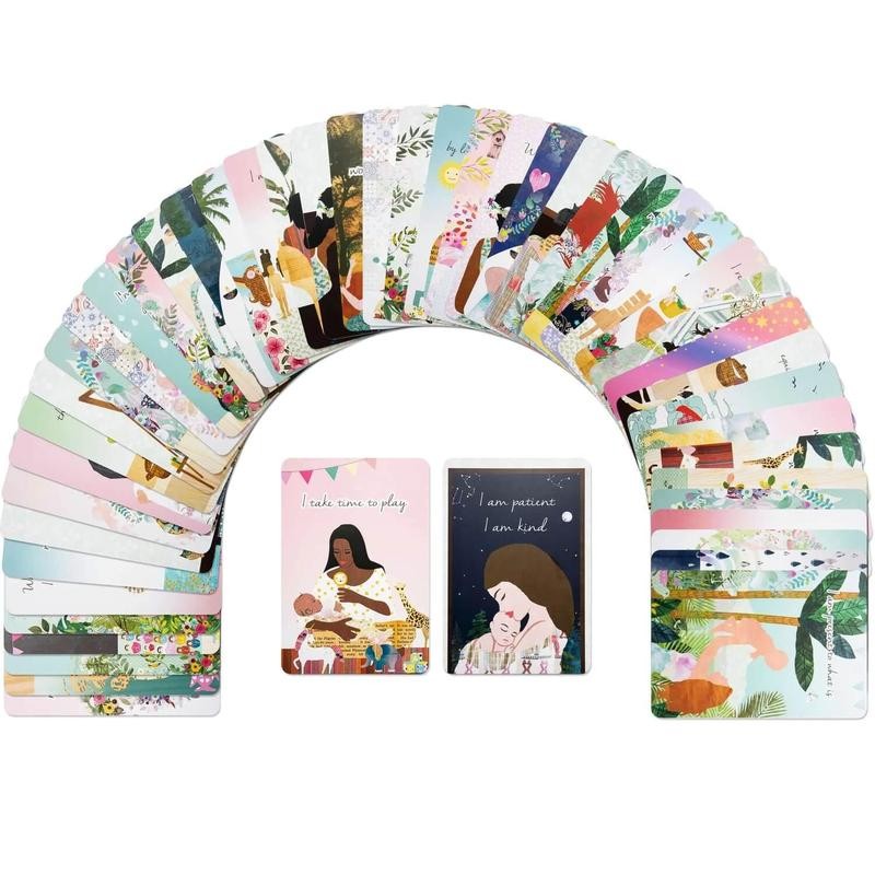 Mama Natural Postpartum Affirmation Cards