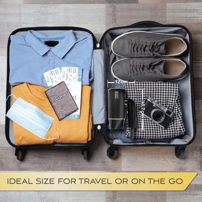 LEBENLANG Ionic Hair Dryer 1875W - Compact, Portable, Lightweight, with