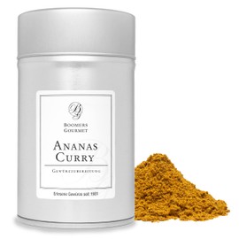 Boomers Gourmet - Pineapple Curry Fruity Mild I Curry Pineapple Spice Preparation - Spice Jar 11.5 cm - 100 g