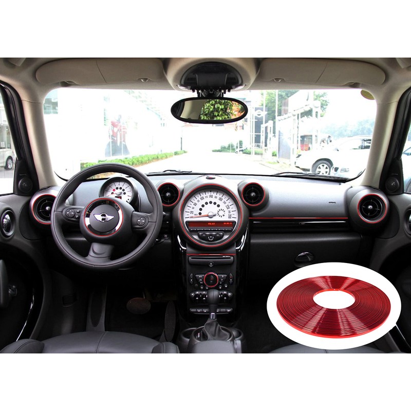 25Ft Width:1/4 inch[6mm] Automotive Car Exterior and Interior Molding Trim
