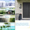 Large Black Brushed Modern House Number -230mm Height - Made