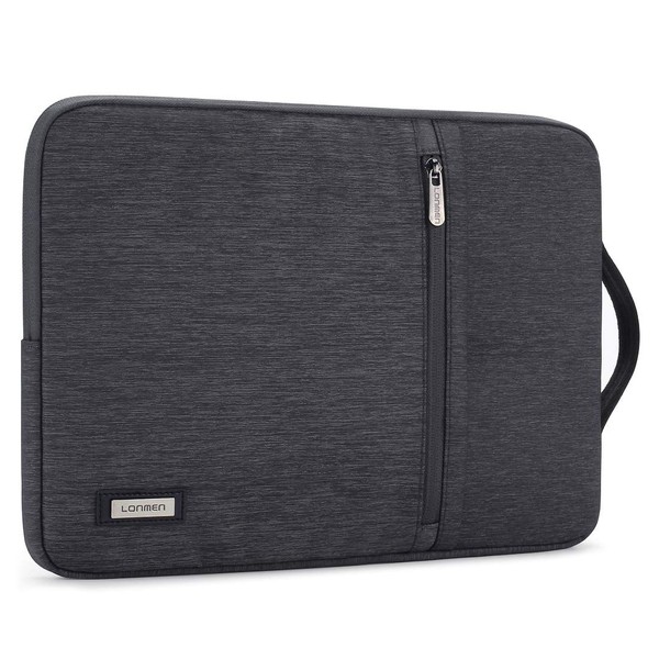LONMEN 13-13.3 inch Laptop Sleeve Case Water-resistant Handle Bag for