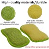 6 Multi-Purpose Scrub Sponges Kitchen Non-Scratch Microfiber Heavy Duty Scouring