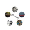 Wall Mount Pipe Supports,Ceiling Mount Pipe Strap Clamp,TTZEZE 304 Stainless