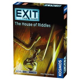 La Casa de los Acertijos | Exit: El Juego - Un juego de Kosmos de Thames & Kosmos | Experiencia de habitación de escape en casa basada en cartas, apta