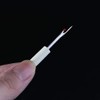 2 Pcs White Pointed Seam Ripper, Sewing Tool, Plastic Handle,