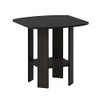 Furinno Simple Design End Table, Side Table, Black Espresso