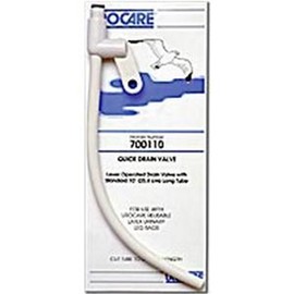 Urocare Products Inc UC700110EA - Quick Drain Valve, Standard 10 Tube