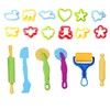 18 Pcs Dough Tools Playdough Tools and Cutters Dough Tools