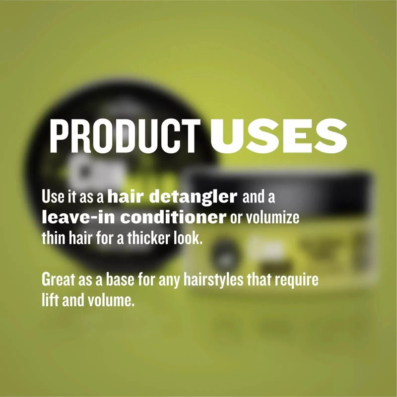 GIBS Grooming Con Man Hair and Beard Pudding 16.9 fl