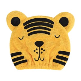 Hair Towel Wrap Turban Quick Dry Turban Hair Towel Super Absorbent Dry Hair Cap Cute Cartoon Head Towel Wrap Cap Dry Hair Towel Hat Coral Velvet Wet Hair Drying Towel Soft Elastic Hat for Women Girls