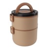 Stainless Steel Lunch Container Round Shape Lightweight Insulation Compact Lunch