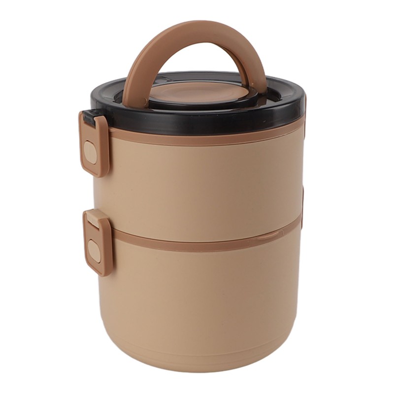 Stainless Steel Lunch Container Round Shape Lightweight Insulation Compact Lunch