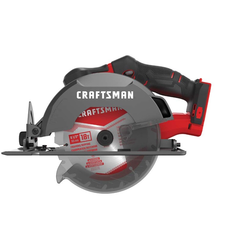 CRAFTSMAN V20 Cordless Circular Saw, 6-1/2 inch, Bare Tool Only