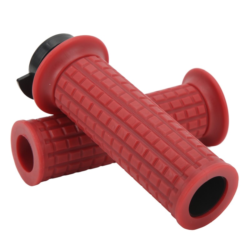 Motorcycle 22mm Handlebar Throttle Grips Silicone Left Right Side for