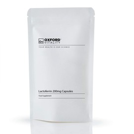 Lactoferrin 60 Capsules 200mg | High Strength Multifunctional Protein Vegetarian | Oxford Vitality