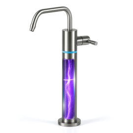 LCF LED UV͎ Ultrąviolët Faucet, Made of Lead-Free SUS304 – Compatible with Under-Sink Water Filters & Reverse Osmosis Systems – Reduces Up to 99.9% of Baçtёria, Mercury-Free