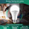 MOSLIAN Emergency-Rechargeable Light Bulb with Hook,Stay Lights Up When Power