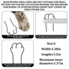 4 PCS Cat Booties, Cat Mittens to Prevent Scratching, Mesh