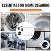 VEVOR 22 Pieces 30 FEET Dryer Vent Cleaner Kit, Include