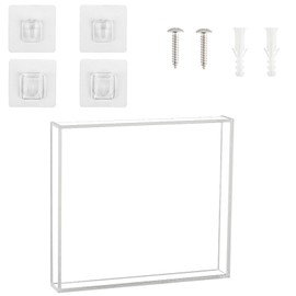 KACCDE CDs Rahmen Vitrine Acryl CDs Display Box Klar Wandhalterung Display Regal CDs Fall für Wanddisplay Standardgröße