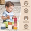 HAGOT 11 Piece Baby Stacking Cups Toy,Teething Toys for Baby,