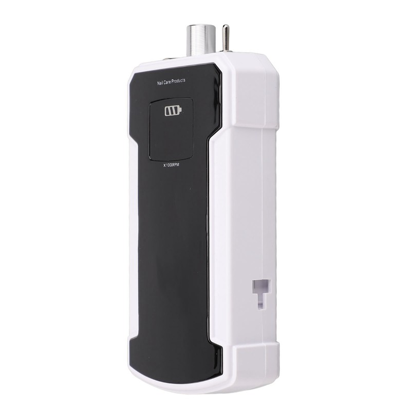 Black Rechargeable Electric Nail Drill Portable Nail Polish Machine Electric