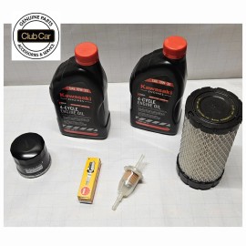Club Car Genuine Club Car Precedent Tune Up Kit With KAWASAKI 10w-30 Oil. FE290 FE350