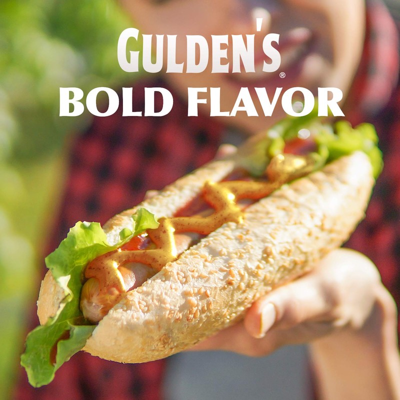 GULDEN'S Stone Ground Dijon Mustard Squeeze Bottle, Keto Friendly, 12