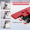 Tongze Adjustable License Plate Mounting Bracket, Flip-up Front License Plate