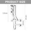12PCS Transparent Valance Clips – 1.87-Inch Plastic Blind Clips for