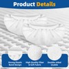 LOVECO 8 Pack Universal Microfiber Cloths for Handheld Steam Cleaner